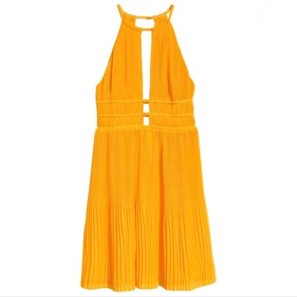 H&M Dresses & Skirts - H&M Pleated Halterneck Dress